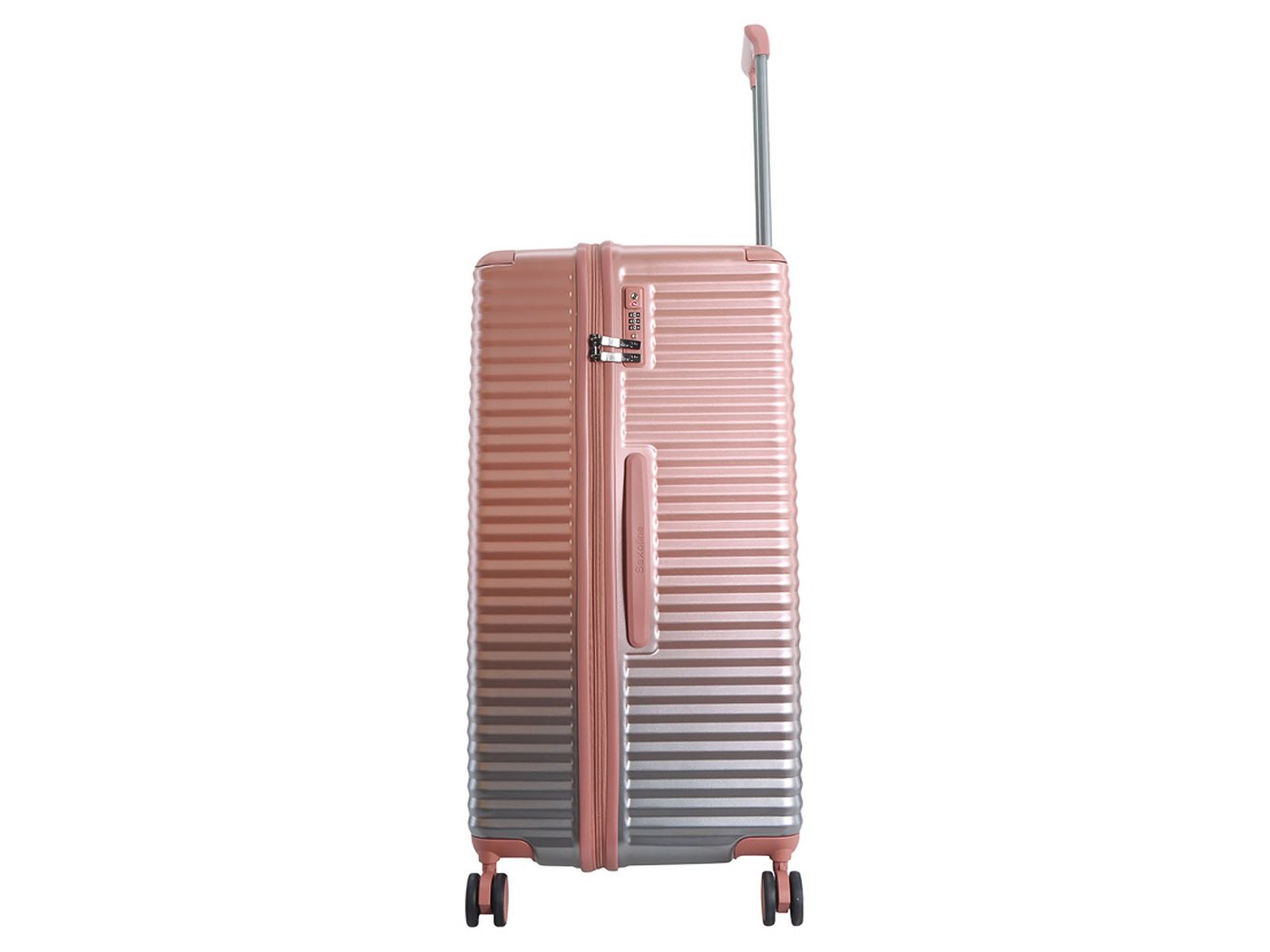 Saxoline® blue Koffer Elite L Trunk Trolley Spinner 76 cm, 4 Rollen, TSA-Zahlenschloss Bild 4