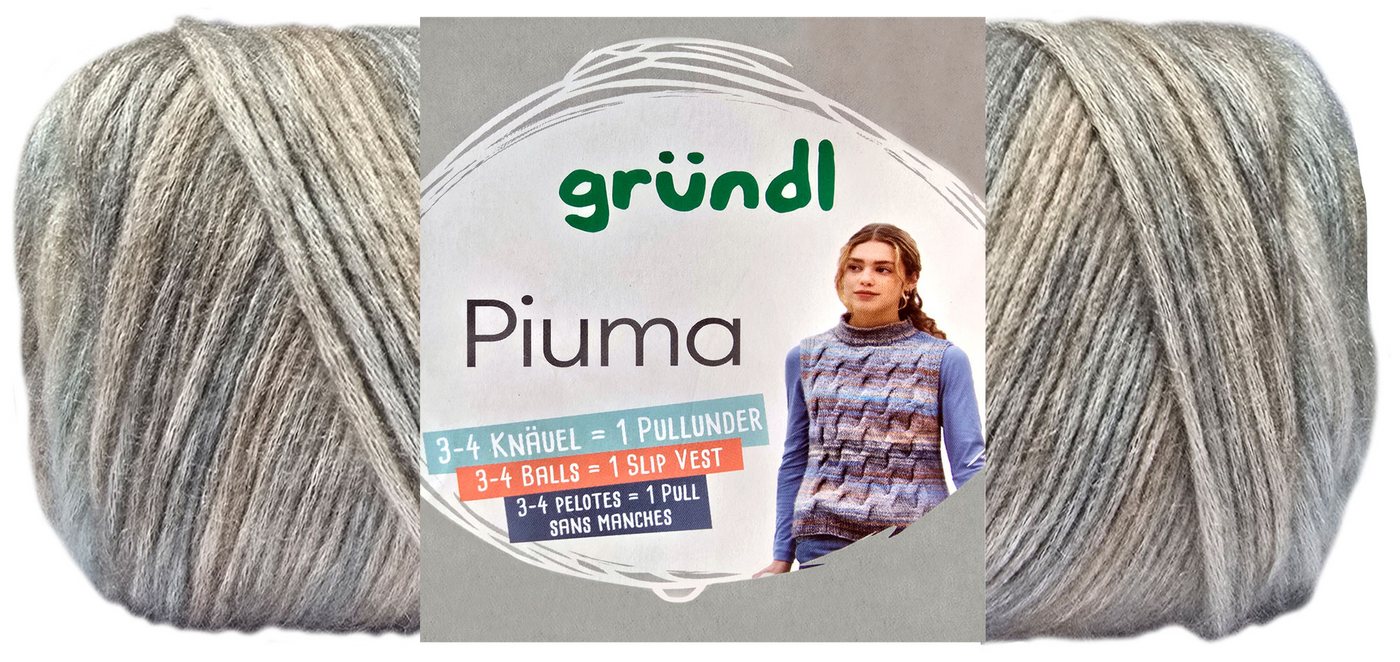 Gründl 100 Gramm Gründl Piuma Baumwollmischgarn Häkelwolle