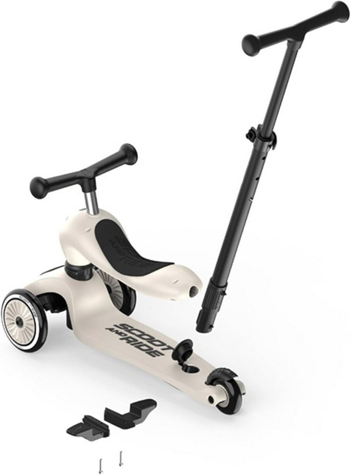 Scoot and Ride Dreiradscooter Kinderroller mit Schiebestange Scooter Laufrad Highwaykick 1 Push Go
