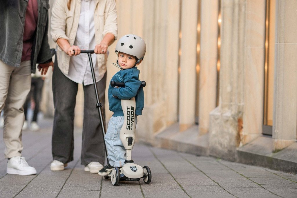 Scoot and Ride Dreiradscooter Kinderroller mit Schiebestange Scooter Laufrad Highwaykick 1 Push Go Bild 2