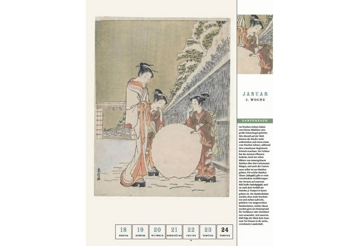 Thorbecke Verlag Wandkalender Thorbeckes Japanische-Gärten-Kalender 2027 Bild 4