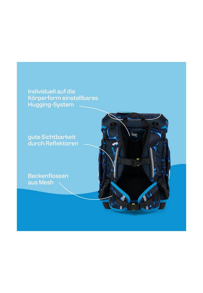 ergobag Schulranzen cubo light Bundle Set (5-tlg., 6-teiliges Set), wiegt nur 860g Bild 5