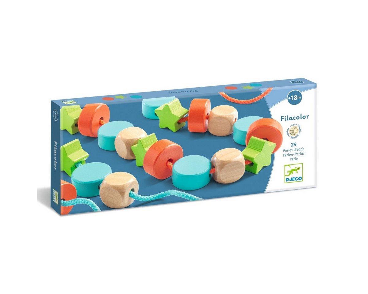 DJECO Kreativset Fädelspiel Filacolor Kreativset für Kinder Bild 2