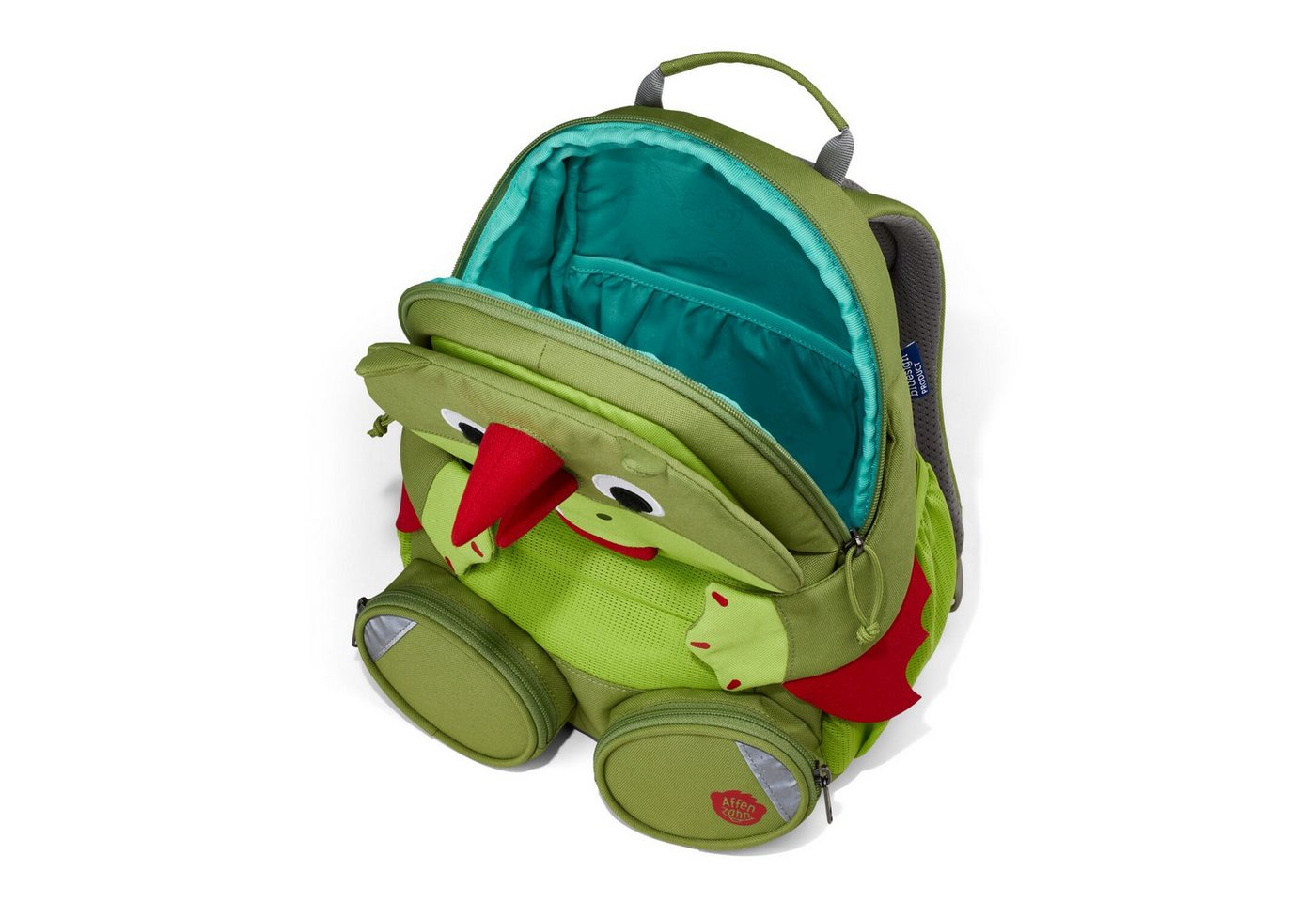 Affenzahn Schulranzen Kindergartenrucksack, Großer Freund, Drache, 3-5 Jahre (1 Stück), Kinderrucksack, ab einer Körpergröße von 90 cm Bild 5
