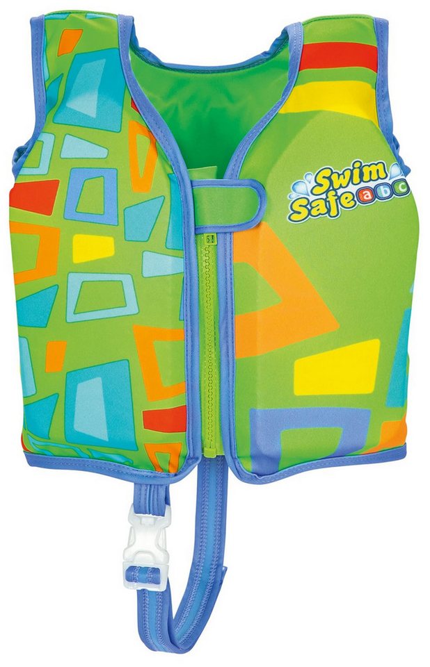 BURI Schwimmhilfe Kinder Schwimmweste 11-19kg S/M Schwimmhilfe Auftriebhilfe pink grün Bild 4