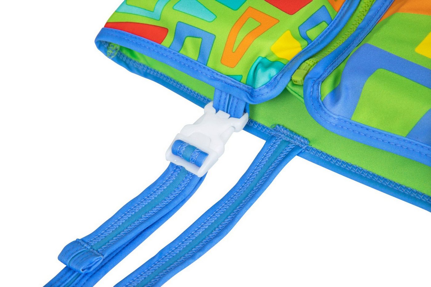 BURI Schwimmhilfe Kinder Schwimmweste 11-19kg S/M Schwimmhilfe Auftriebhilfe pink grün Bild 5