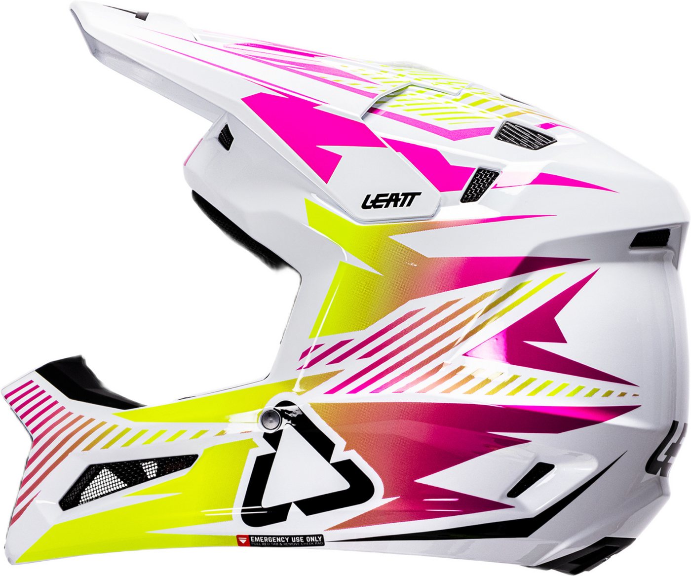Leatt Motocrosshelm 3.5 V26 Motocross Helm mit Brille, Notfallsystem-Polsterung (EQRS) Bild 4