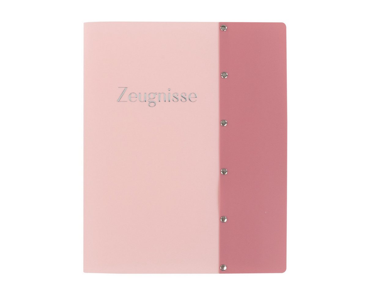 Idena Fußball Idena Zeugnismappe Sichtbuch mit 12 Klarsichthüllen 100µ pastell rosa Bild 3