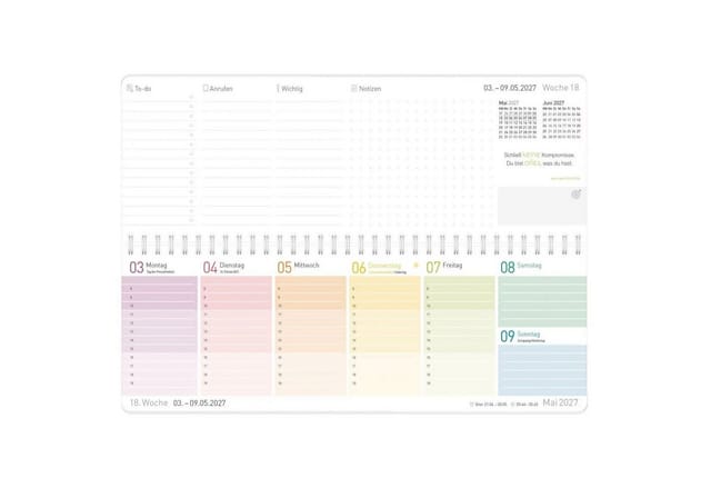 Häfft Tischkalender Tischkalender 2027