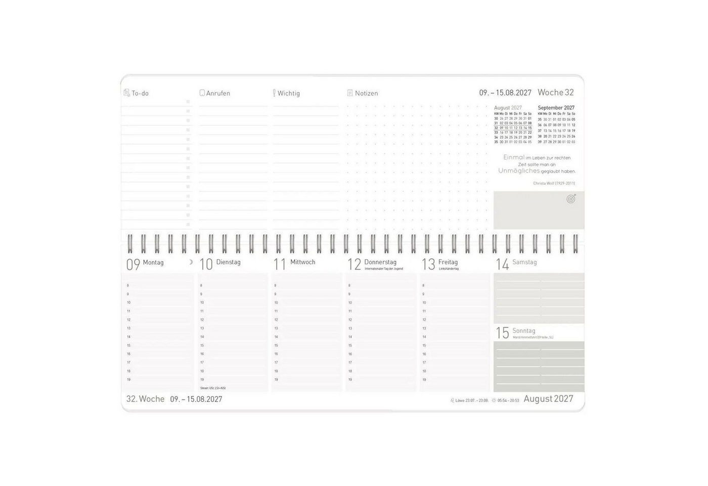 Häfft Tischkalender Tischkalender 2027 Bild 2