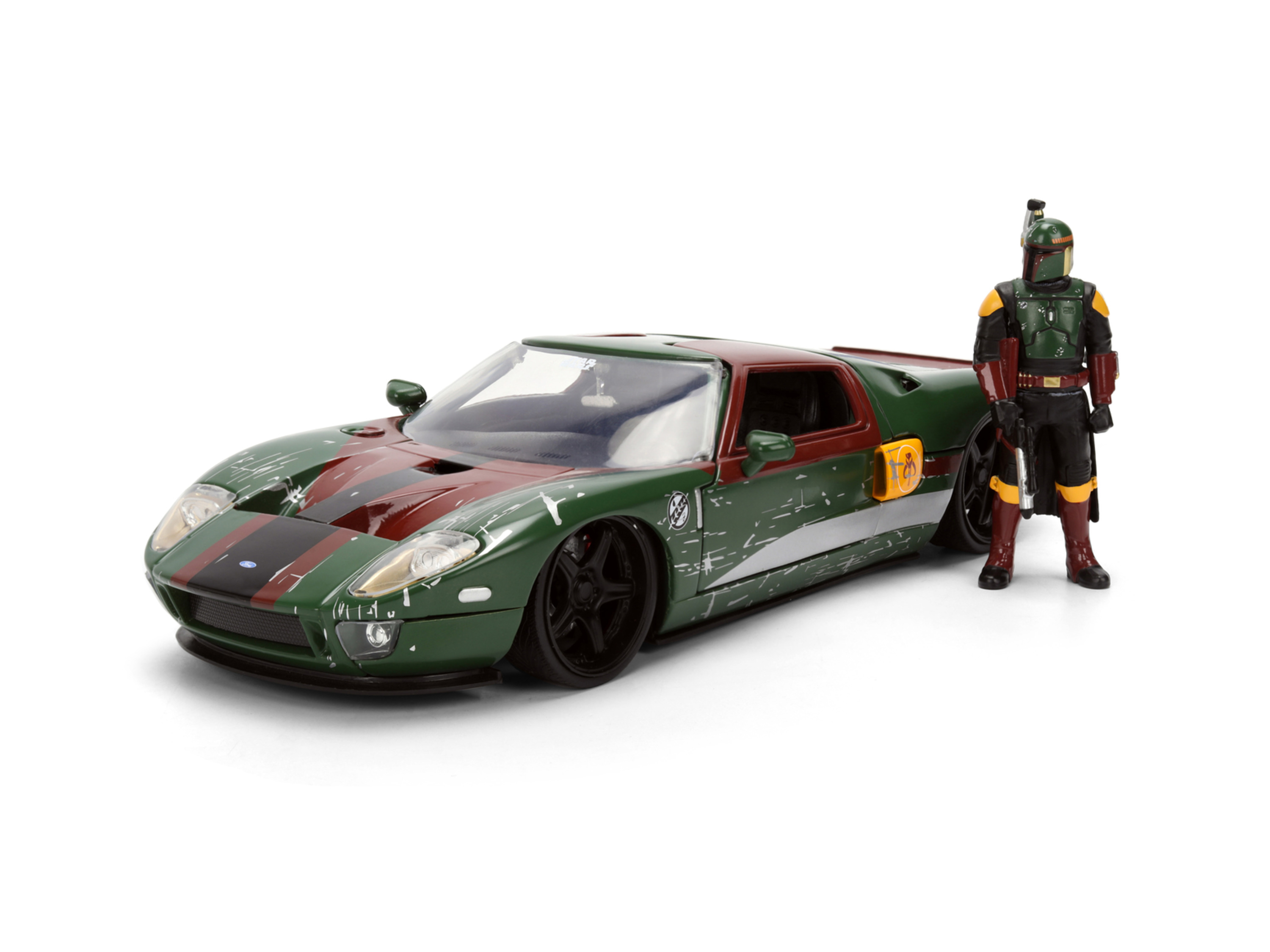 JADA Modellauto »Star Wars«, Maßstab 1:24 (Boba Fett 2005 Ford GT)