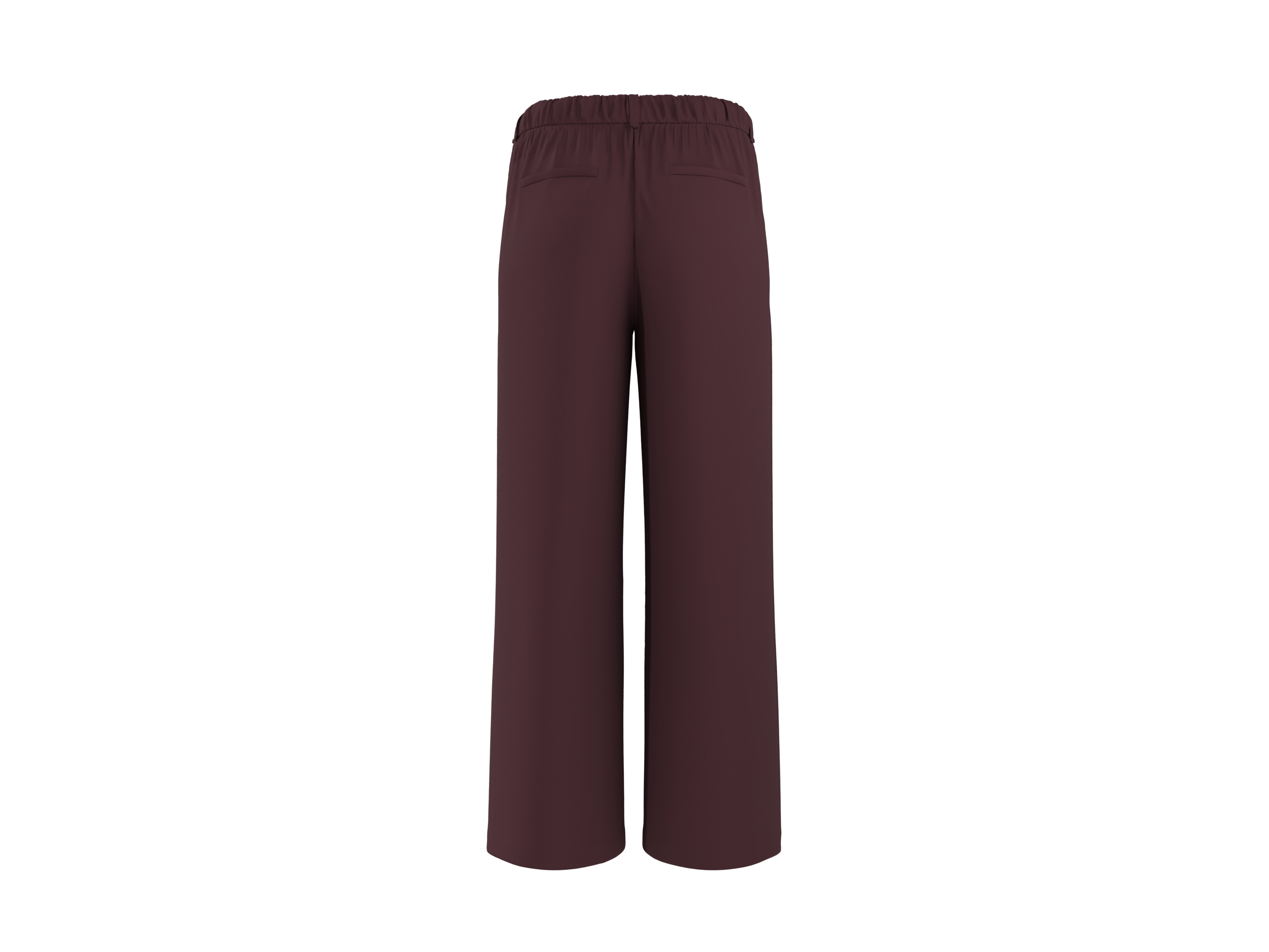 ESMARA® Damen Wide-Leg-Hose (Rot, M(40/42))