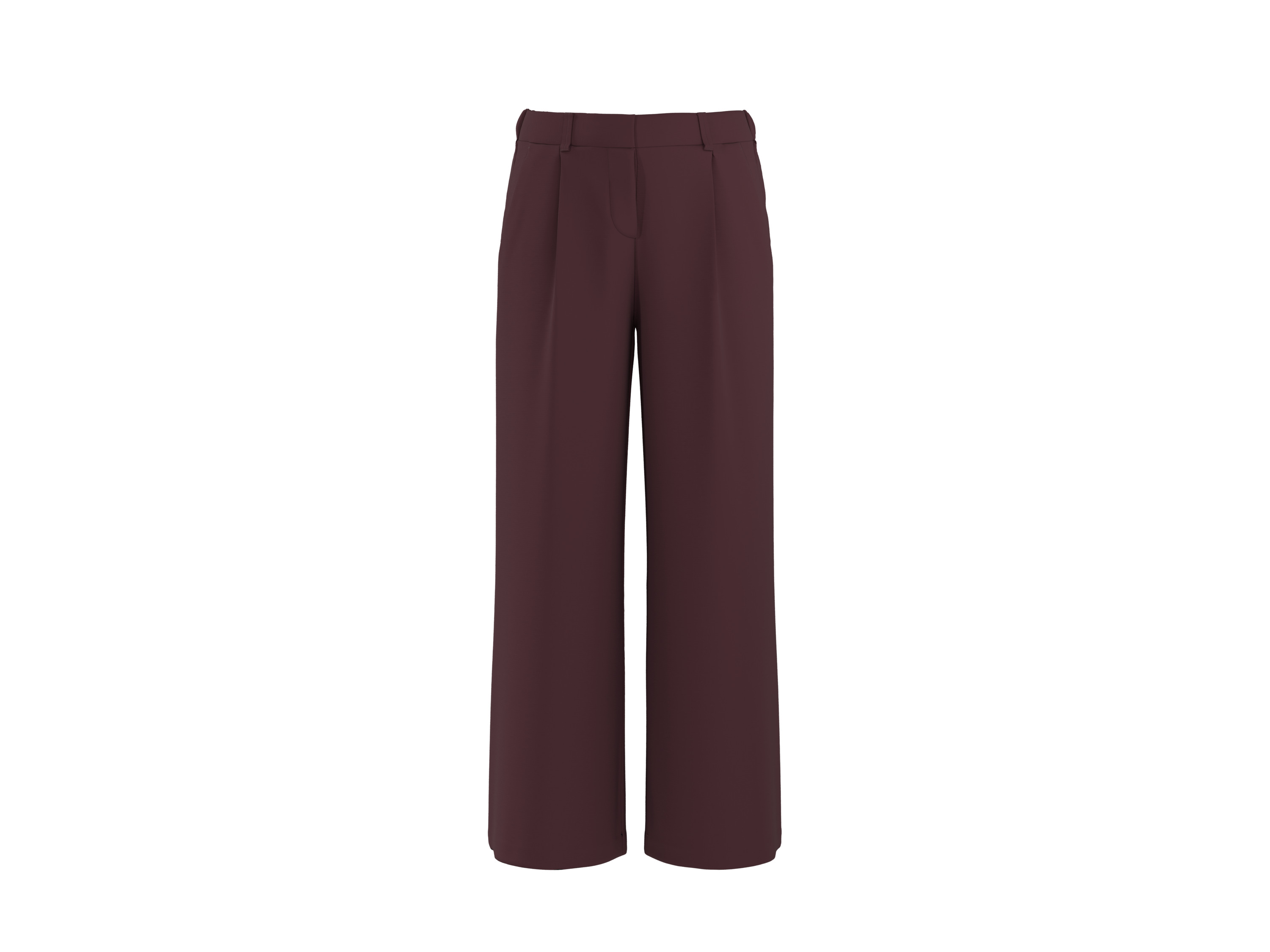 ESMARA® Damen Wide-Leg-Hose (Rot, M(40/42)) Bild 2