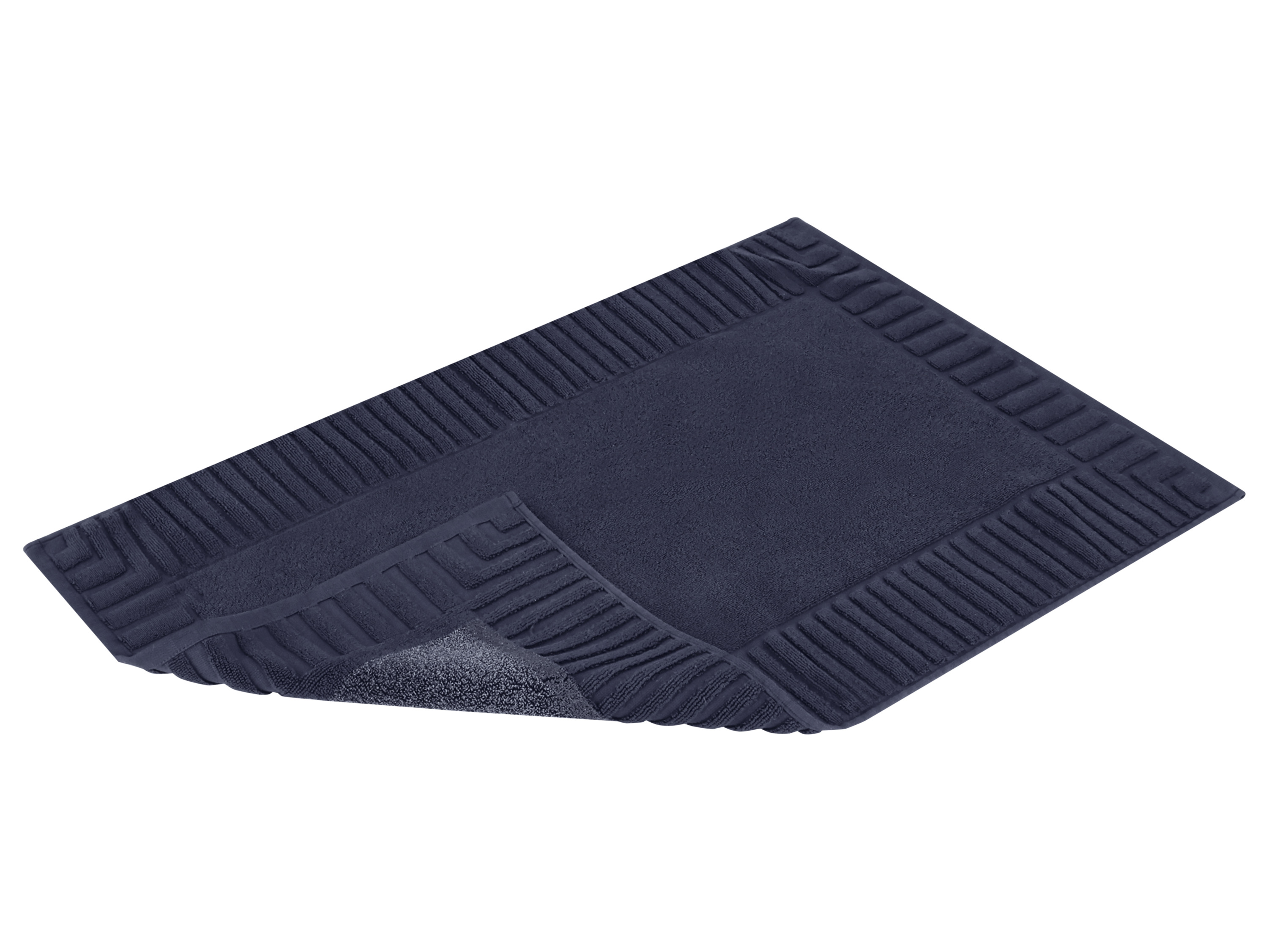 LIVARNO® Frottier-Duschvorleger, 2 Stück (Blau)