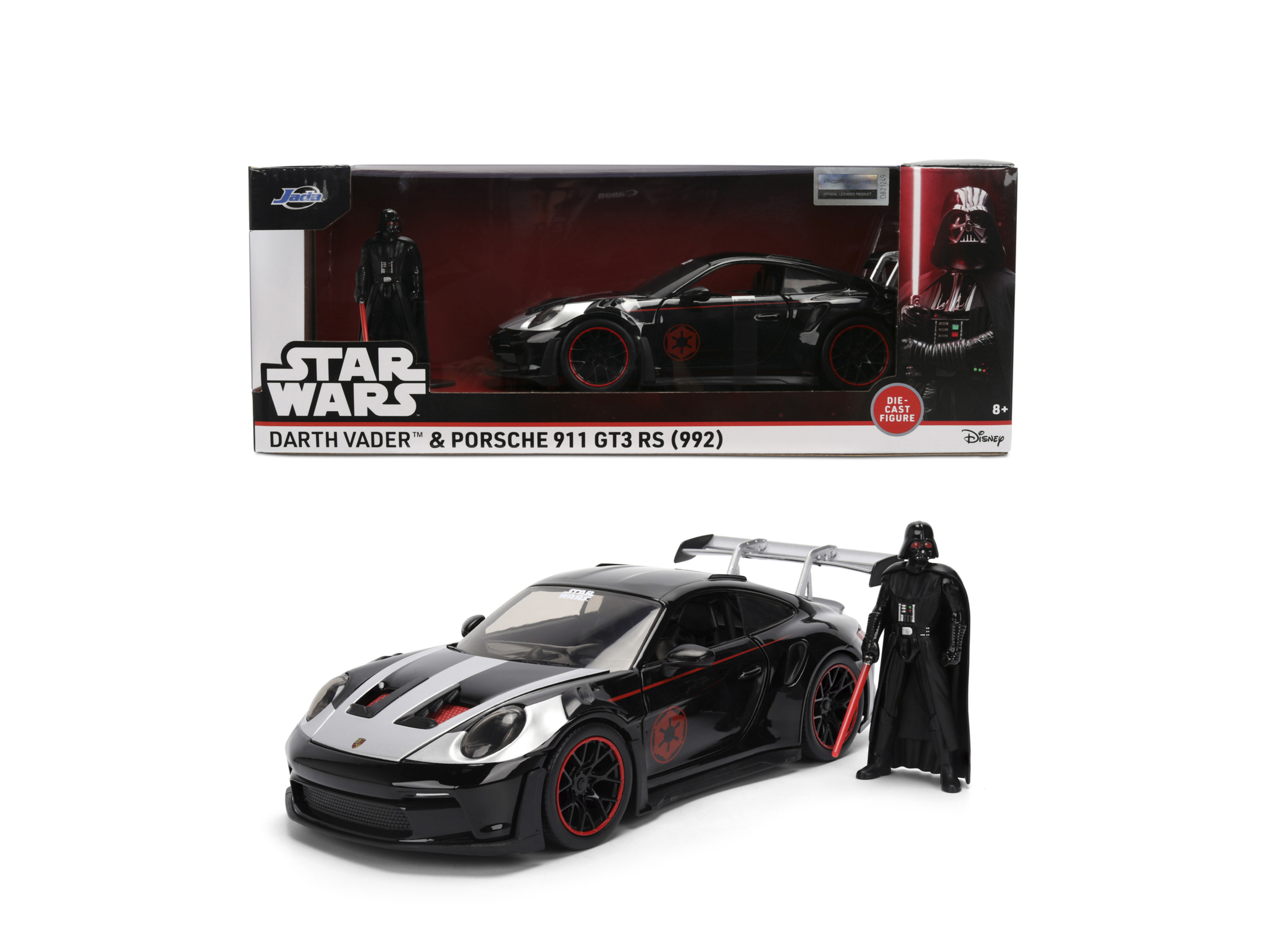 JADA Modellauto »Star Wars«, Maßstab 1:24 (Darth Vader Porsche 911)