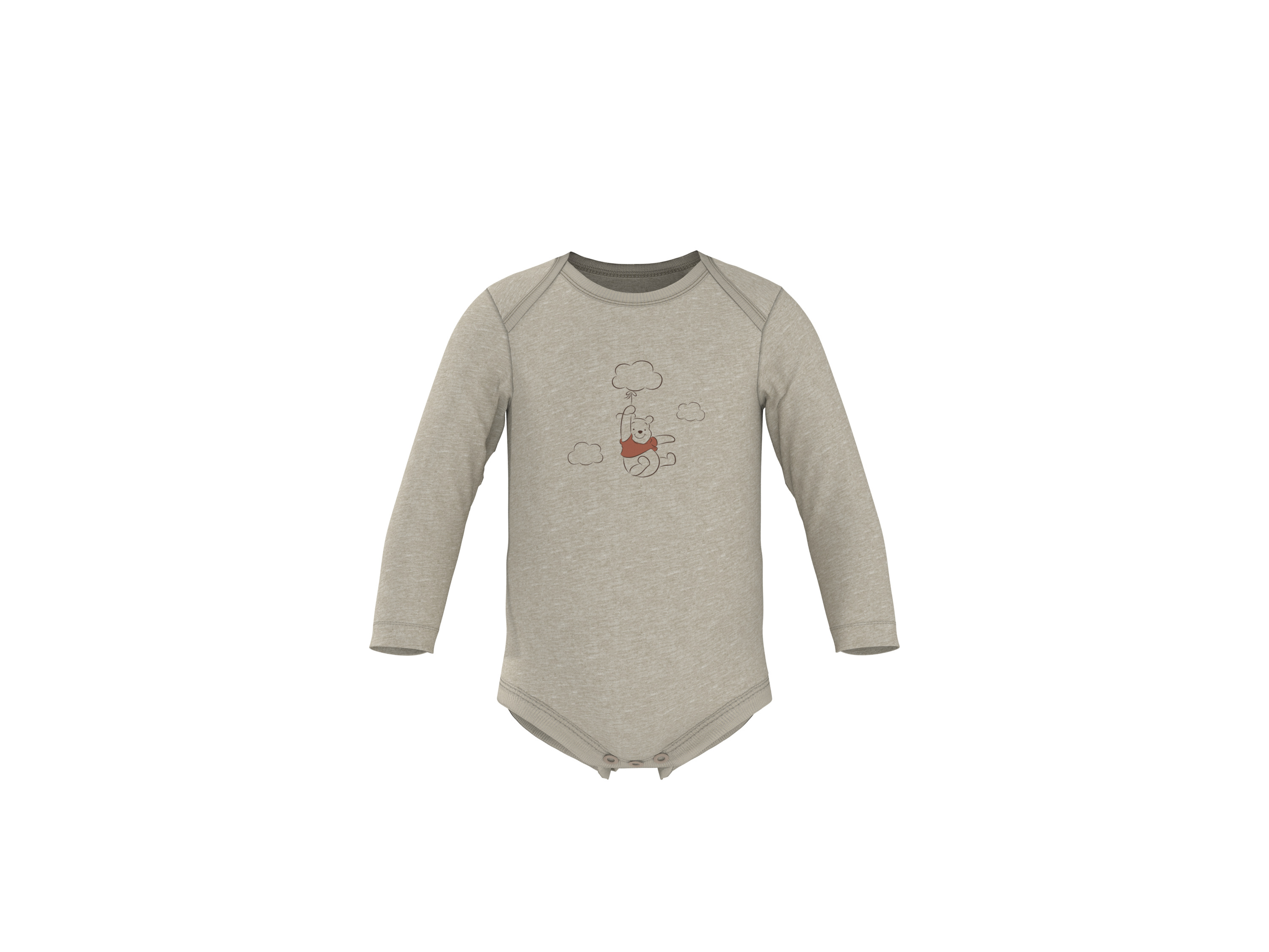 LUPILU® Baby Bodys, 2 Stück (beige/weiß, 86/92) Bild 2