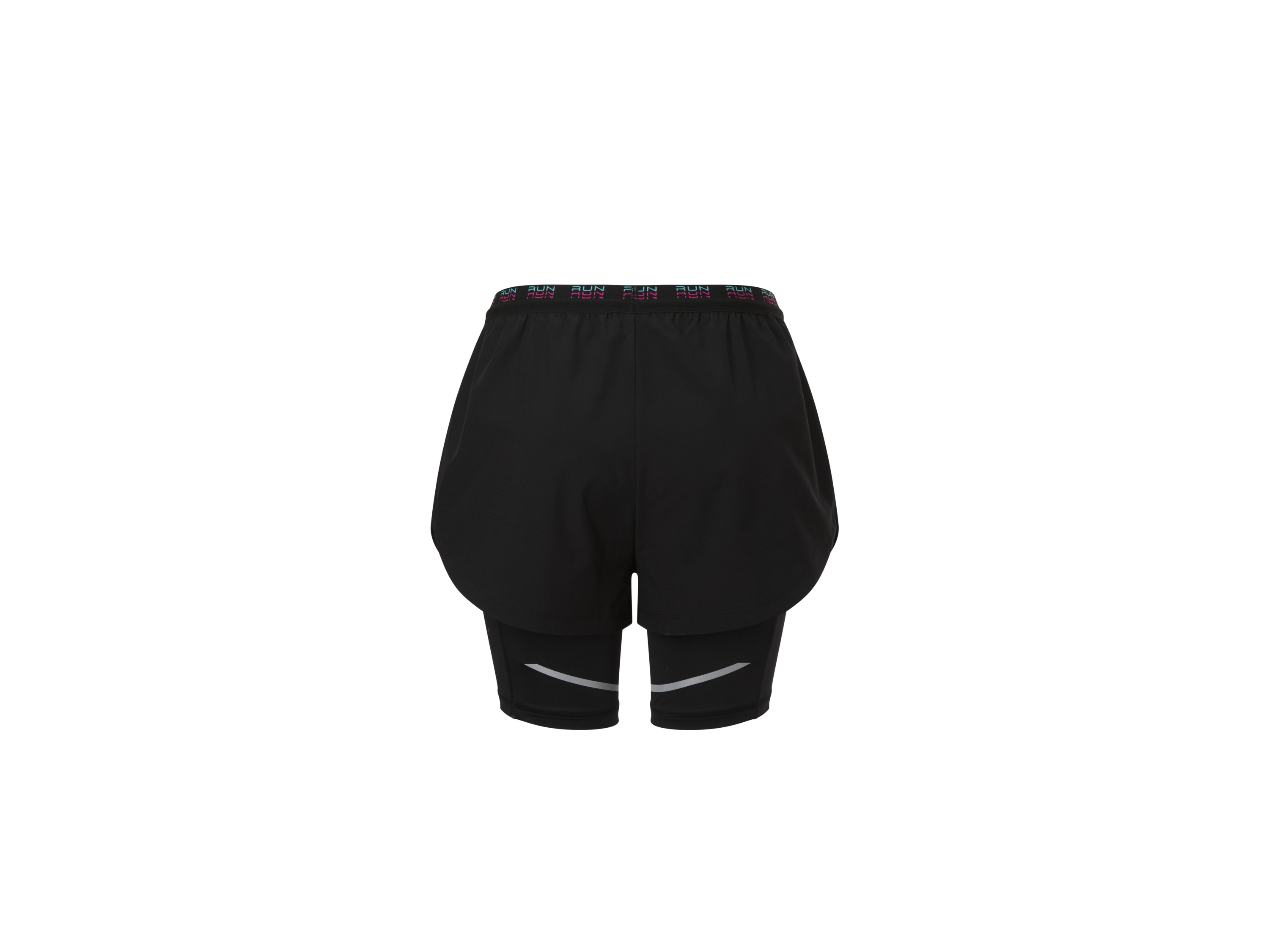 CRIVIT Damen Funktionsshorts (Schwarz, M(40/42))