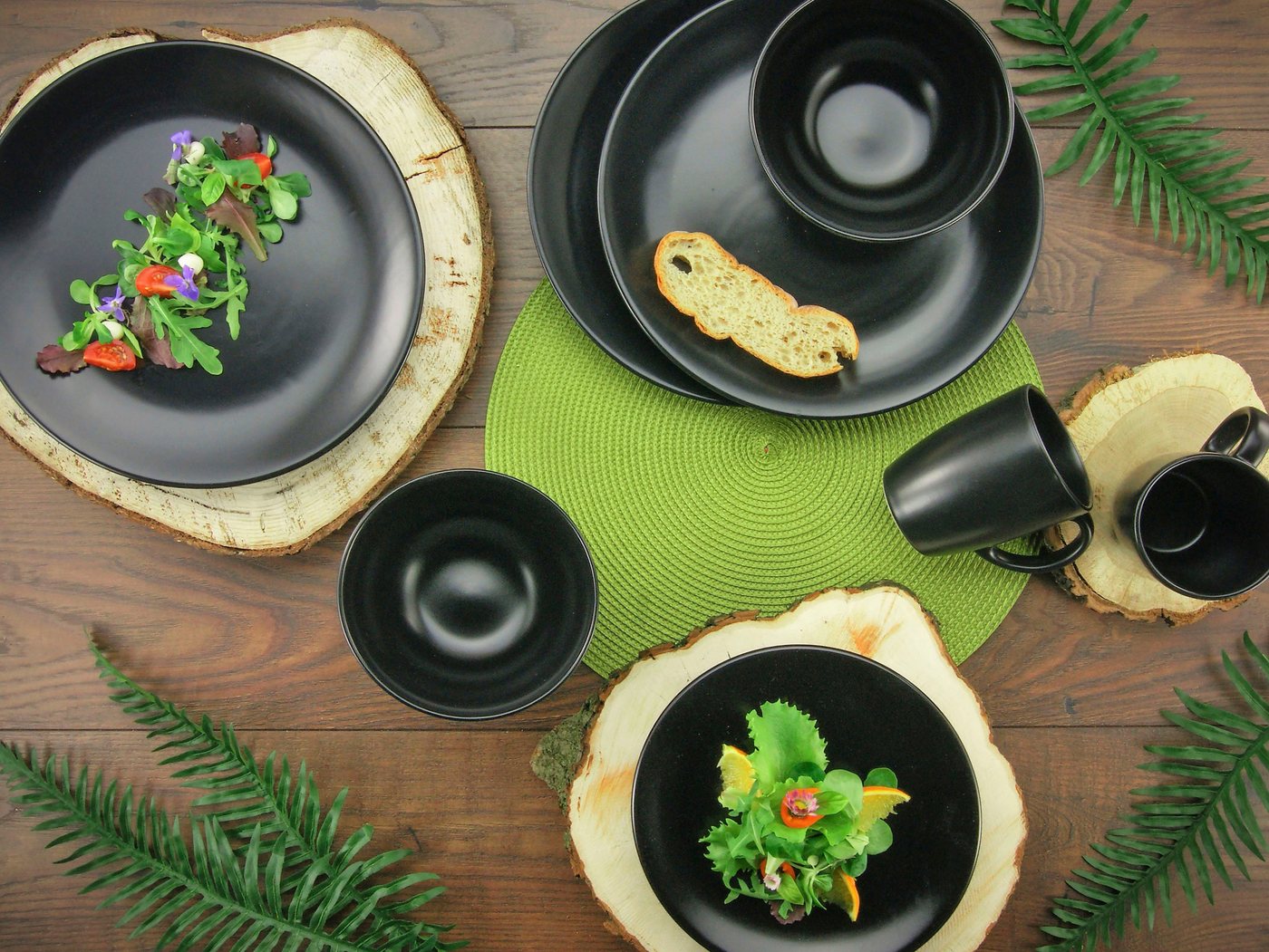 CREATABLE Geschirrset »Black Matt«, 16-teilig Bild 5