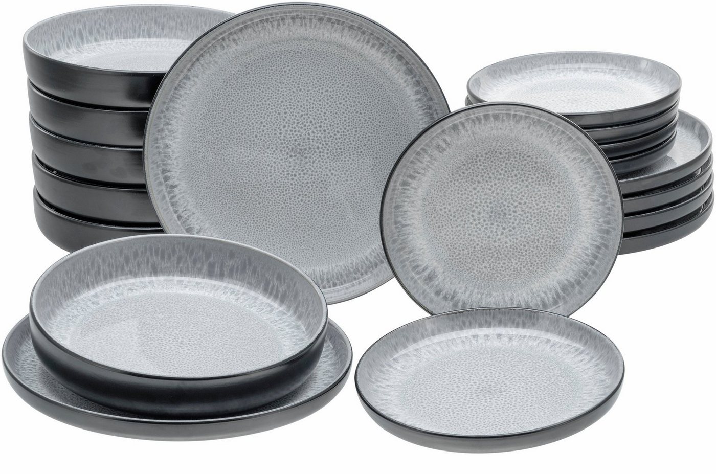 CREATABLE Geschirrset »Nordic Fjord« (18-teiliges Teller Set, Frost) Bild 5