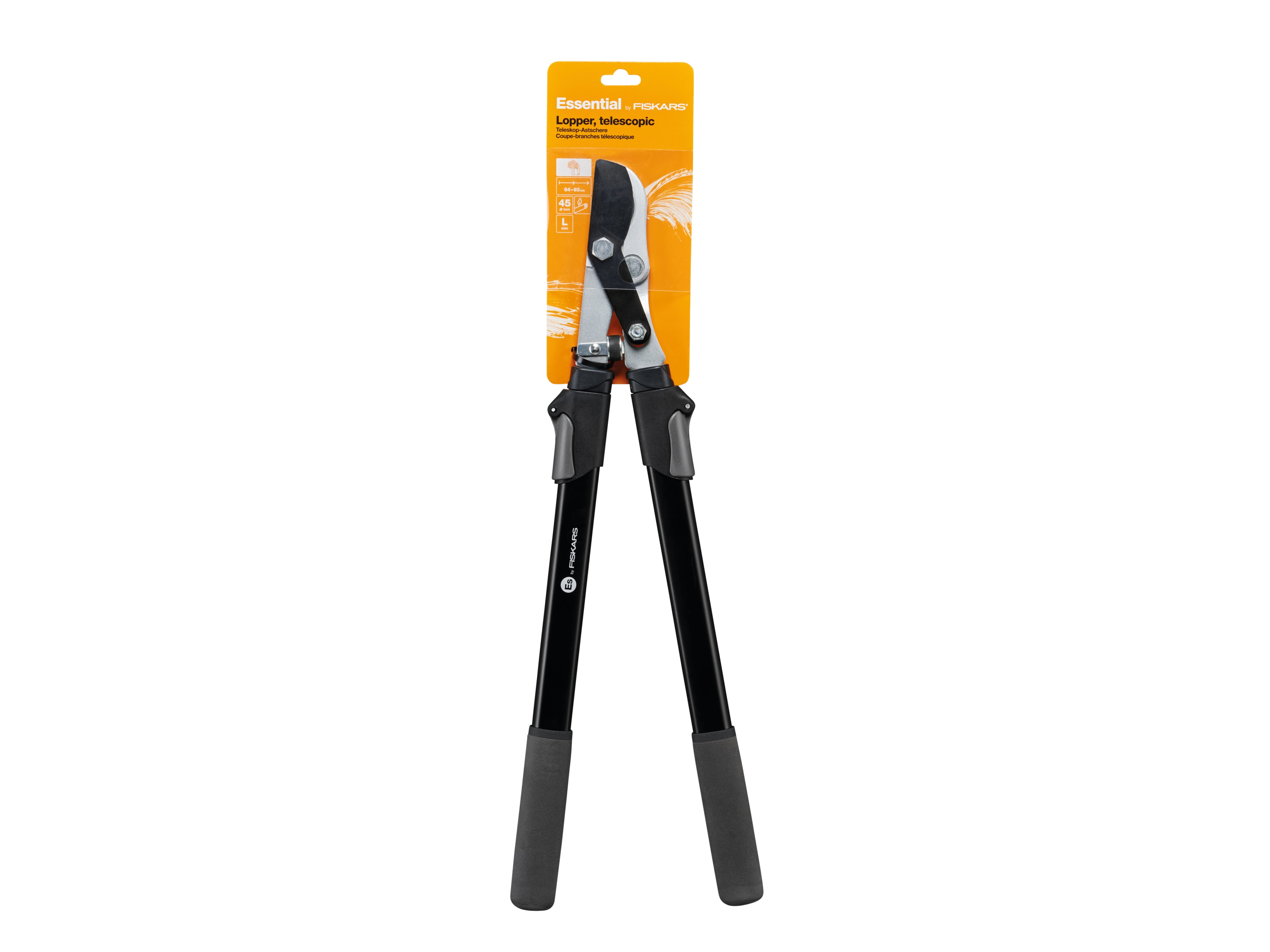 FISKARS Teleskop-Astschere, geeignet für Rechts- und Linkshänder