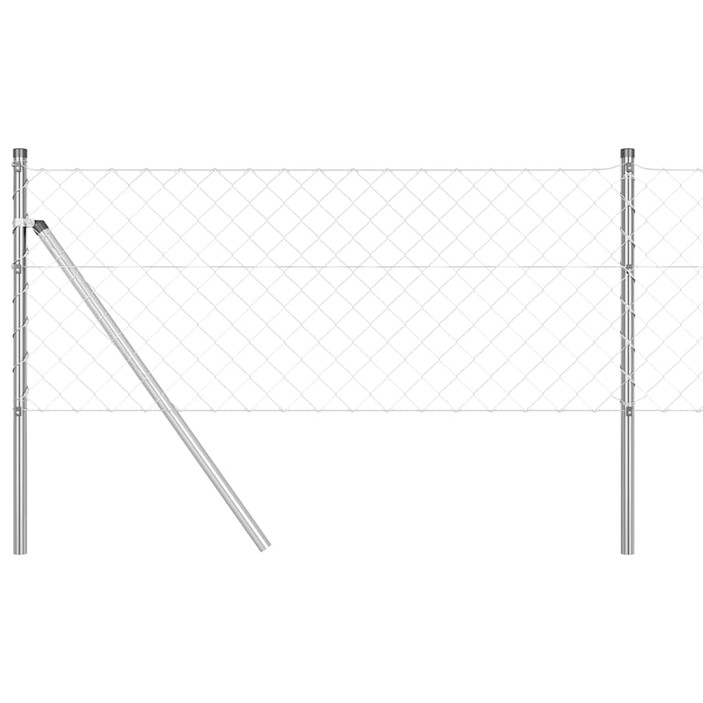Maison Exclusive - Bodenmontierter Maschendrahtzaun 10 X 0,6 M Ve