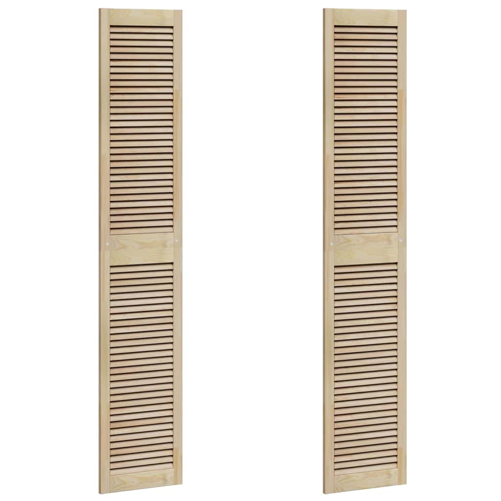 Maison Exclusive - Schranktür Mit Tür 2 Stk. Natur 201 X 2,1 X 39