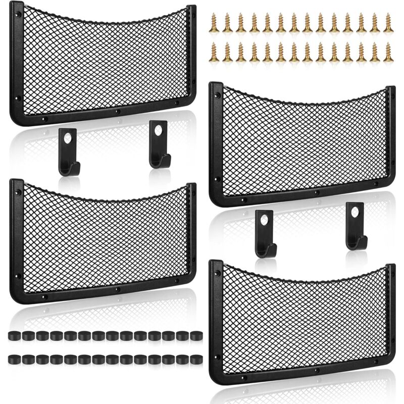 (42 X 21cm（4 Pièces）) Filet Rangement Pour Voiture