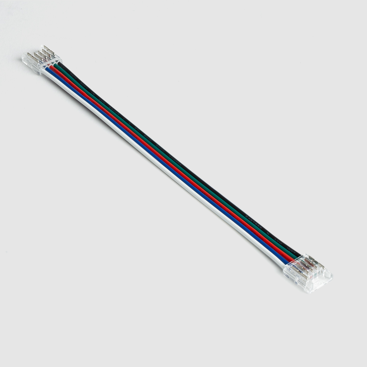 Verbinder Für Led-streifen 24v Rgbw Smd Breite 10mm Ip20 Doppelter Stecker Mit Kabel 10 Mm