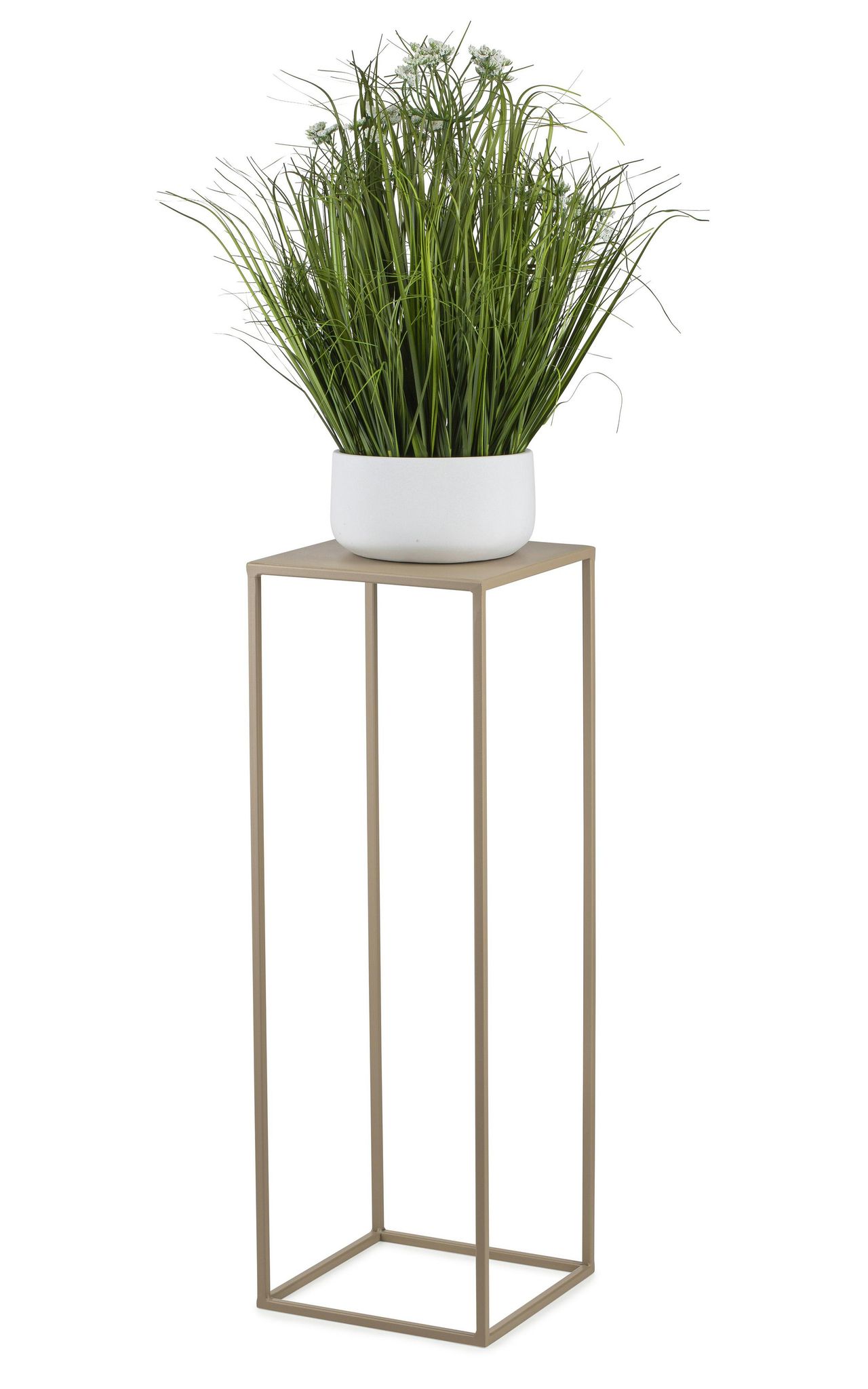 Beiger, Stehender Blumenständer, 70 Cm