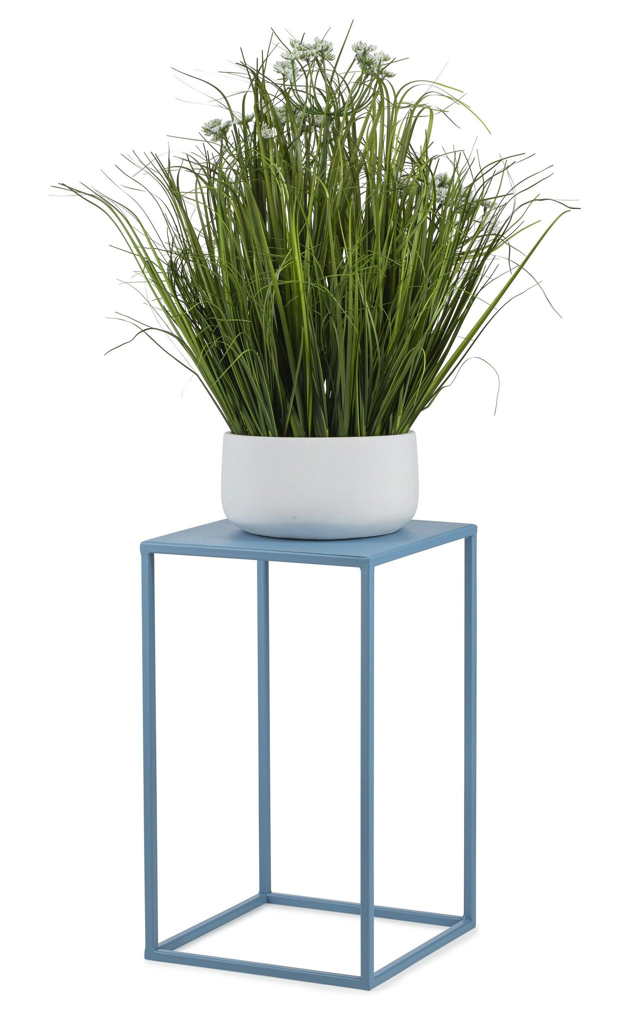 Blauer, Stehender Blumenständer, 40 Cm