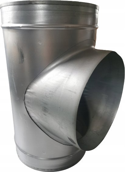 Lüftungst-stück Spiroflex Dn 160 Verzinkter Stahl 90 Grad