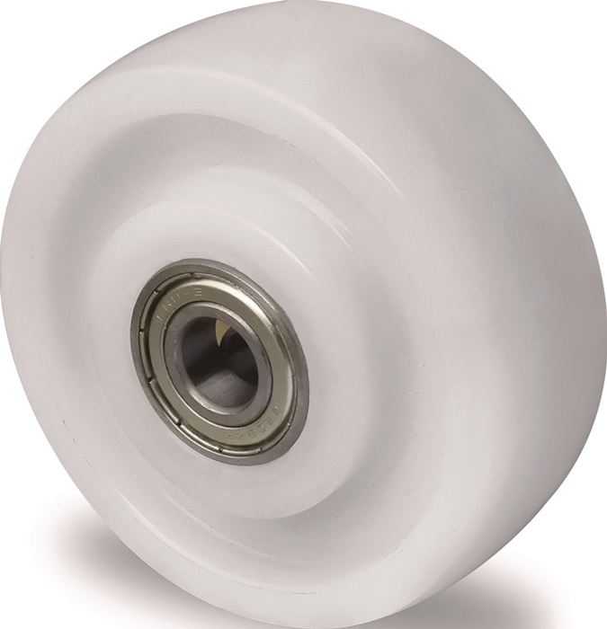 Tecwerk Ersatzrad Rad-ø 125 Mm Tragfähigkeit 700 Kgpolyamid Weiß Achs-ø 10 Mm Nabenlänge 45/47 Mm