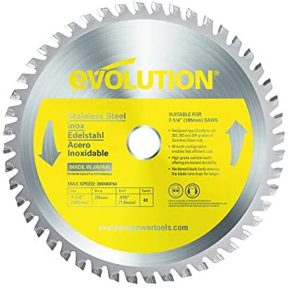 Evolution Tct Sägeblatt 180 Mm 48 Zähne Hartmetall