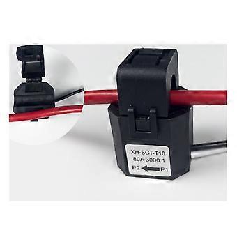 Tuya Smart Wifi Dreiphasen-energiemonitor Mit Bidirektionaler Stromzange Ct 80 A, Anwendung Zur Überwachung Von Energieverbrauch Und Leistung.