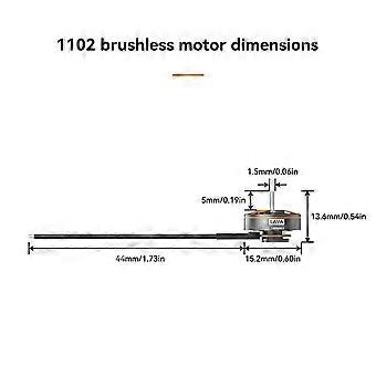 Betafpv Lava 1102 14000kv Bürstenloser Motor, 44mm Kabel, Hochleistungsmotor Für Pavo Femto Bwhoop Qua