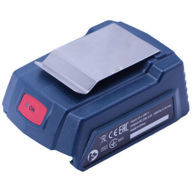 Kompatibel Mit Bosch Gaa18-24 Usb-adapter Mit Kontrollleuchte, Kompatibel Mit 14,4–18 V