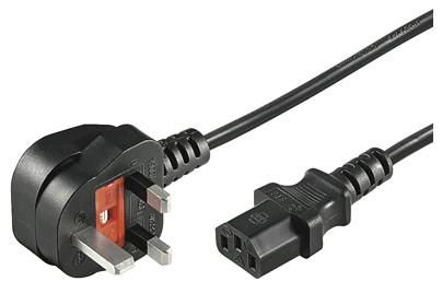 Itb - Microconnect Pe090420 - Kabel (2 M, Stecker/buchse, Bs 1363, C13-kupplung, Schwarz)