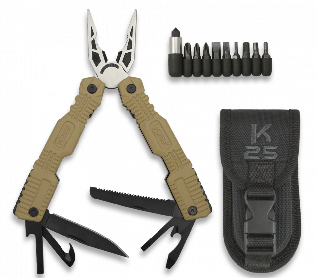 Coyote 17 Cm Taktische Zange, Martinez Albainox Mit Koffer, Inkl. Glasbruchspitzen-set, 33797