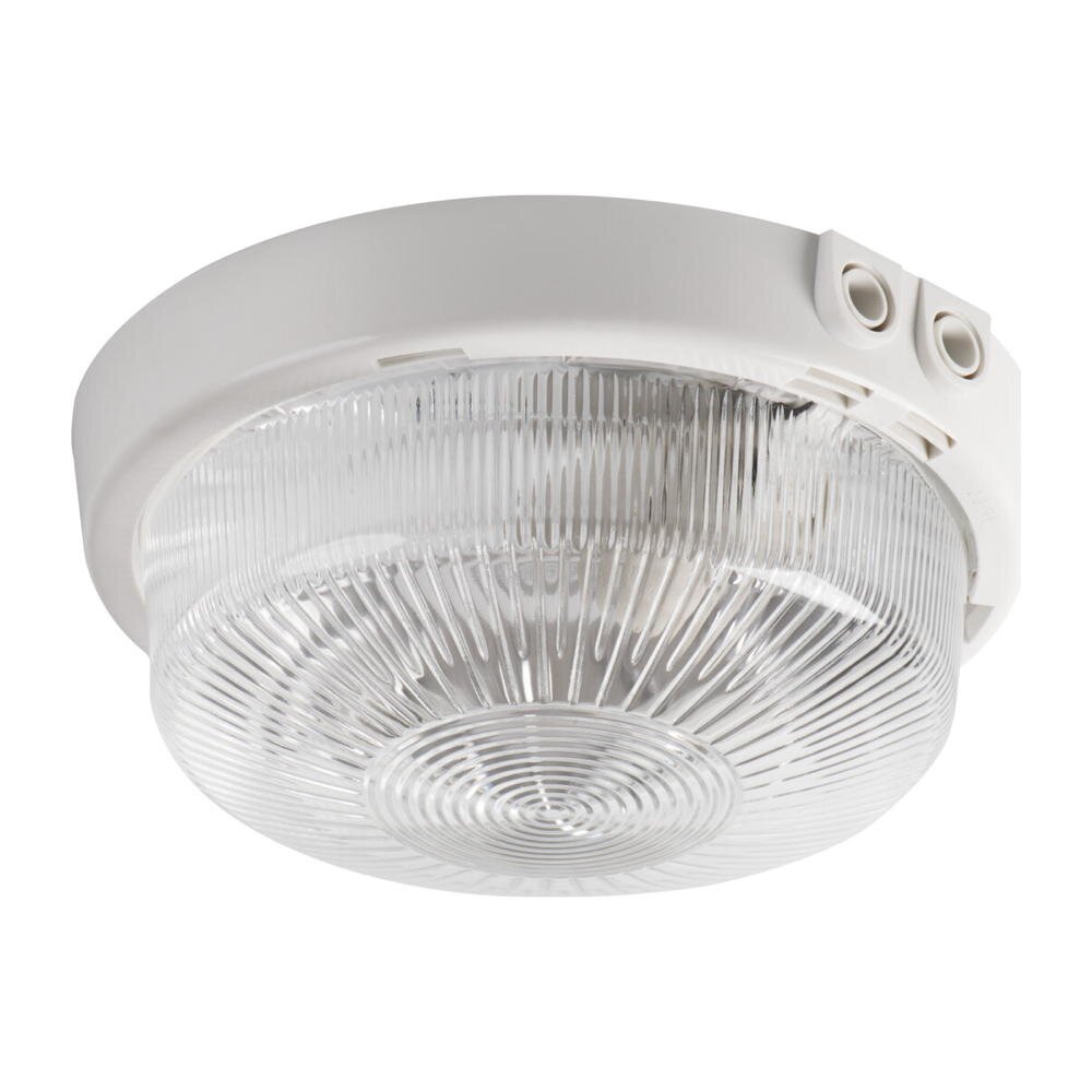 Kanlux Wand- Und Deckenleuchte Tuna In Weiß E27 Ip44 225mm
