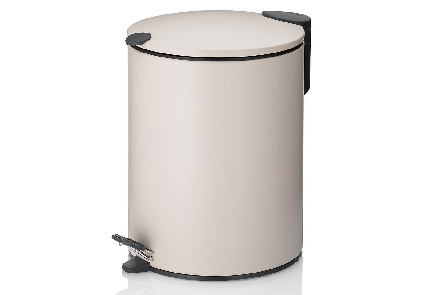 Abfalleimer 5 L Beige - Mattschwarz - Kela Bild 3