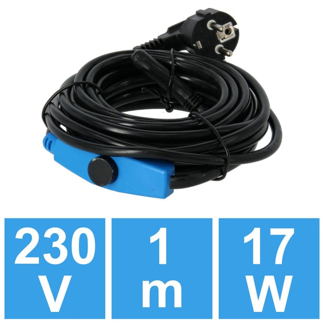 Frostschutz Heizleitung 1 M, 16 Watt