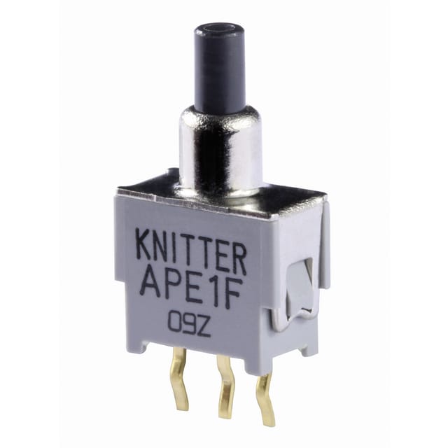 Knitter-switch Ape 1f Ape 1f Drucktaster 48 V Dc/ac 0.05 A 1 X Ein/(ein) Tastend (l X B) 9.5 Mm X 5