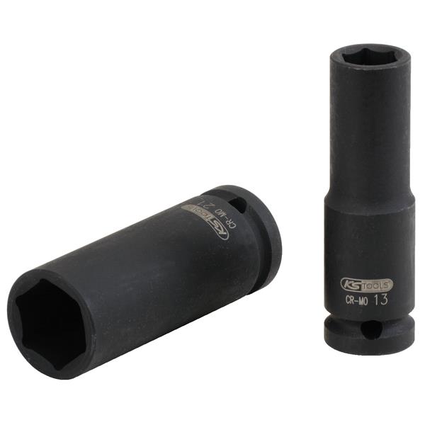 Ks-tools 515.1118-e 1/2" 6kant-kraft-stecknuss,l