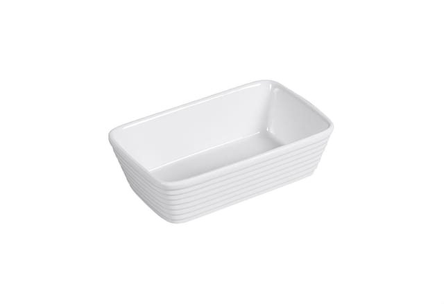 Plat À Four Rectangulaire 20 X 12 Cm - Blanc - Kuchenprofi