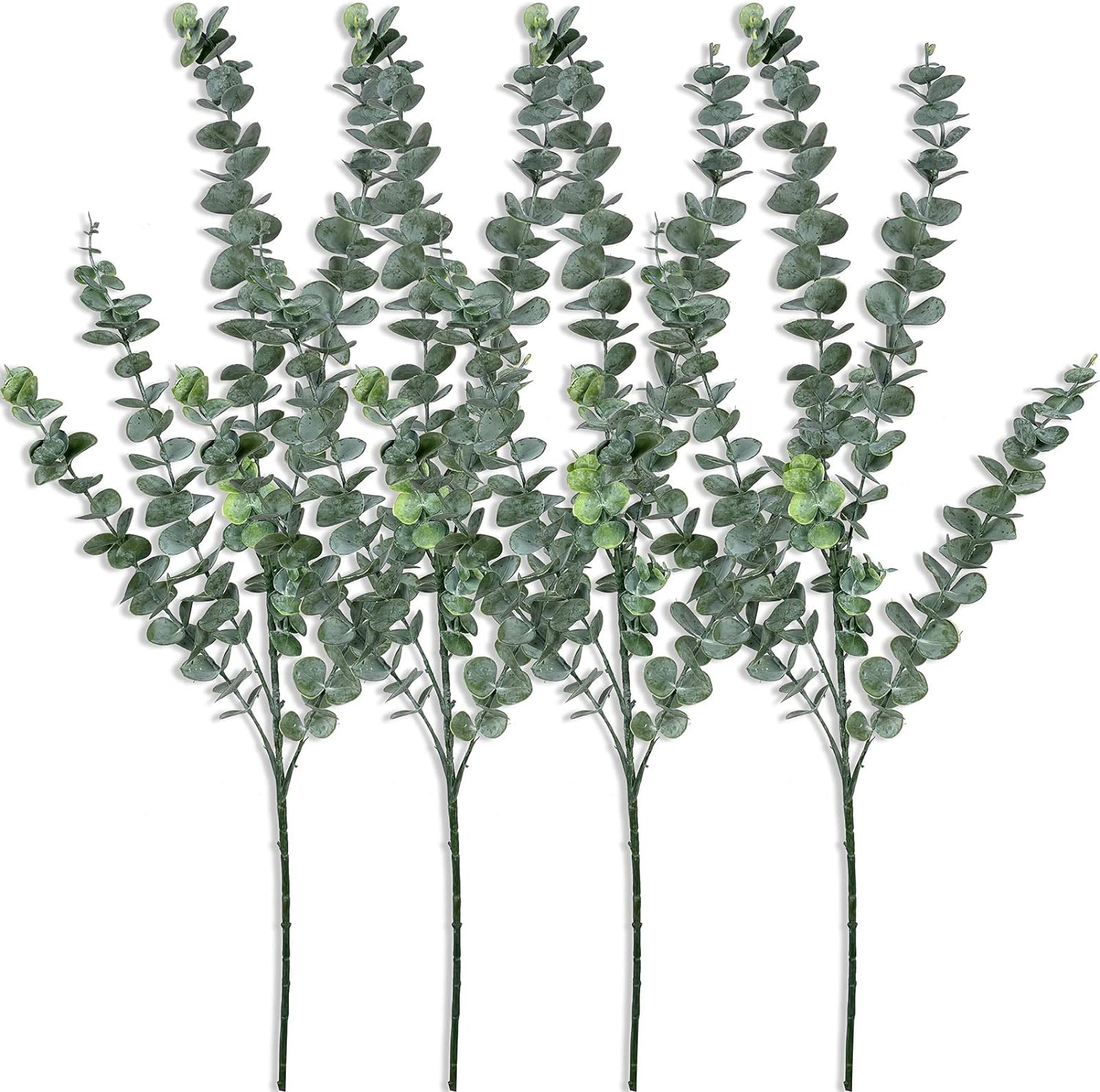 81,4 Cm Hohe Künstliche Eukalyptus-pflanzen, Zweige, Künstliche Blumen, Künstliche Blätter, Künstliche Grünstiele, Zweige In Graugrün Für Hochzeitsblumenstrauß, Herzstück, Heimdekoration