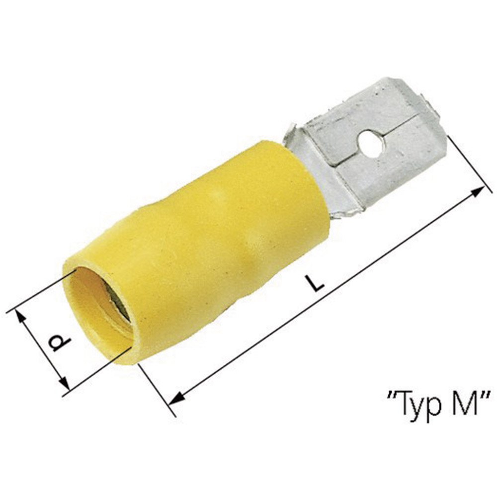 Lapp - 63103020 Flachstecker Steckbreite: 6.3 Mm Steckdicke: 0.8 Mm 180 ° Teilisoliert Blau 100 St.