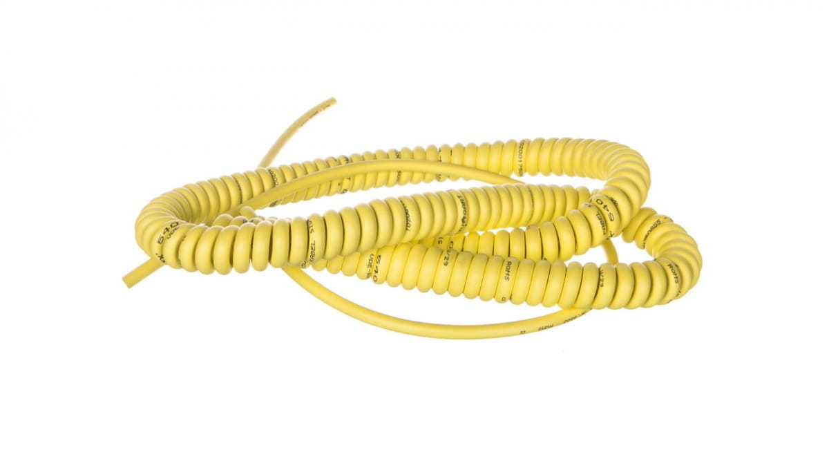 73220109 Spiralkabel Ölflex® Spiral 540 P 1000 Mm / 3500 Mm 2 X 0.75 Mm² Gelb 1 St. - Lapp