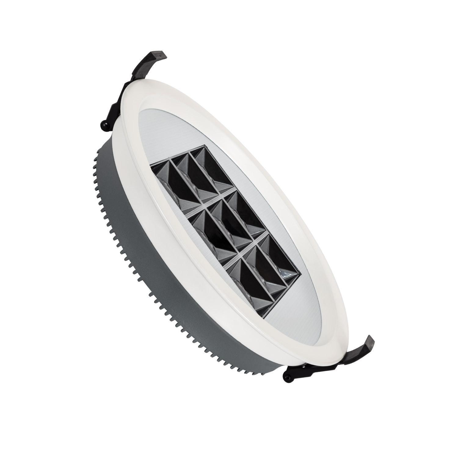 Led Downlight Einbaustrahler 30w Rund Aero Ugr13 Ausschnitt Ø 205 Mm 4000k Neutralweiß