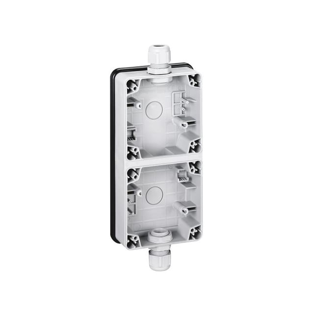 Legrand 090492 Plexo 66-gehäuse, Modular, Grau – Ip66/ik08 – 2 Vertikale Fächer