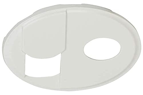 Legrand 068239 Weiße Abdeckblende Von Legrand Céliane Für Rj45-telefonanschluss + Tv-anschluss